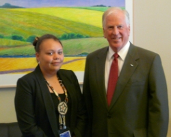 Congressman Thompson meets with Jalea Walker